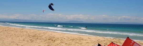 Kitesurfing in the winter in Tarifa