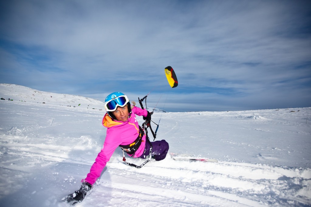 Kari Schibevaag Snowkiting