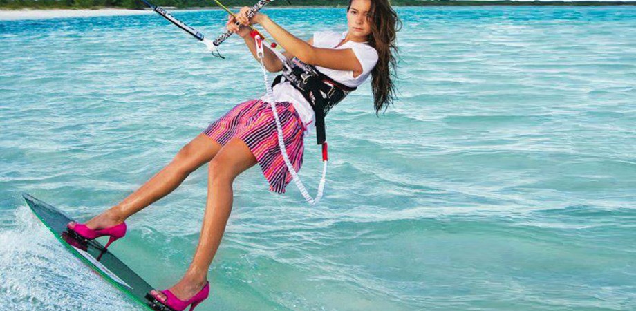 Strapless Kitesurfing